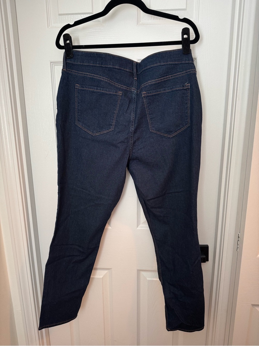 NWT Old Navy Women’s Super Skinny Ankle Mid-Ride Jeans in Dark Blue - Picture 7 of 7